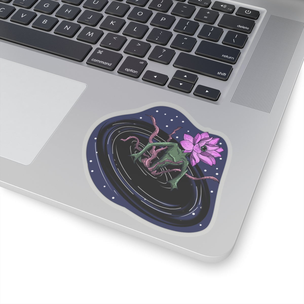 The Lotus Flower Blackhole Sticker