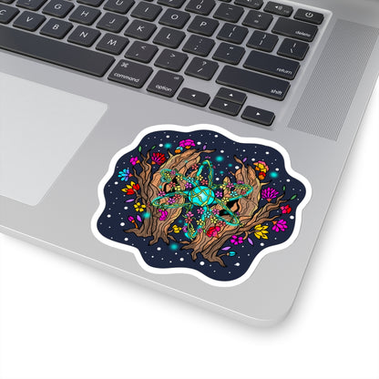 Atomic Cosmos: The Space Flora Atomic Flora Sticker