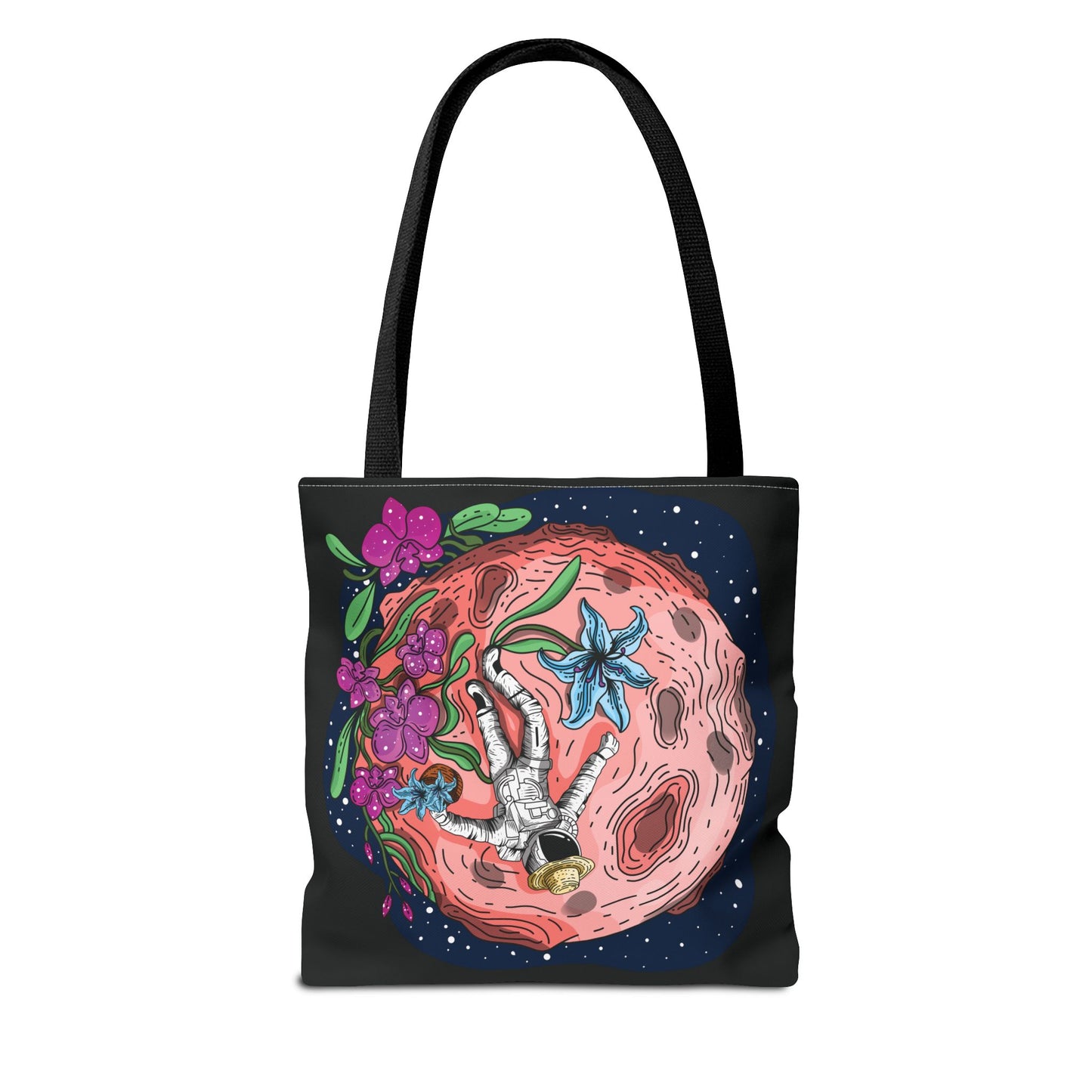 Space Flora Orchid Harvest Tote Bag