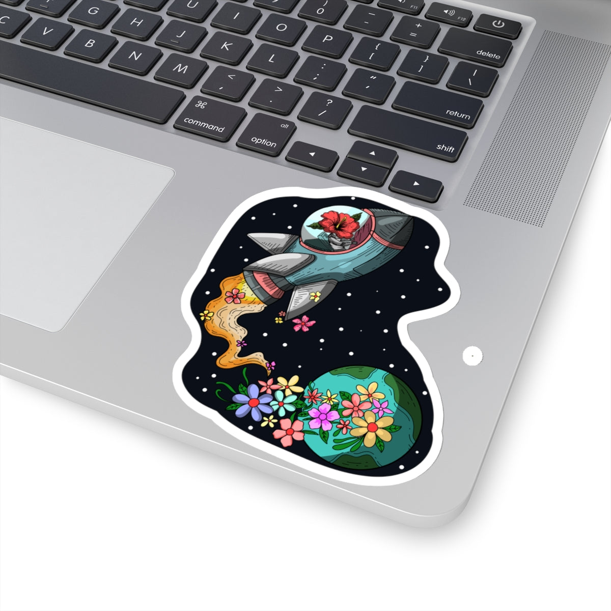 One Small Step For Hibiscus Sticker