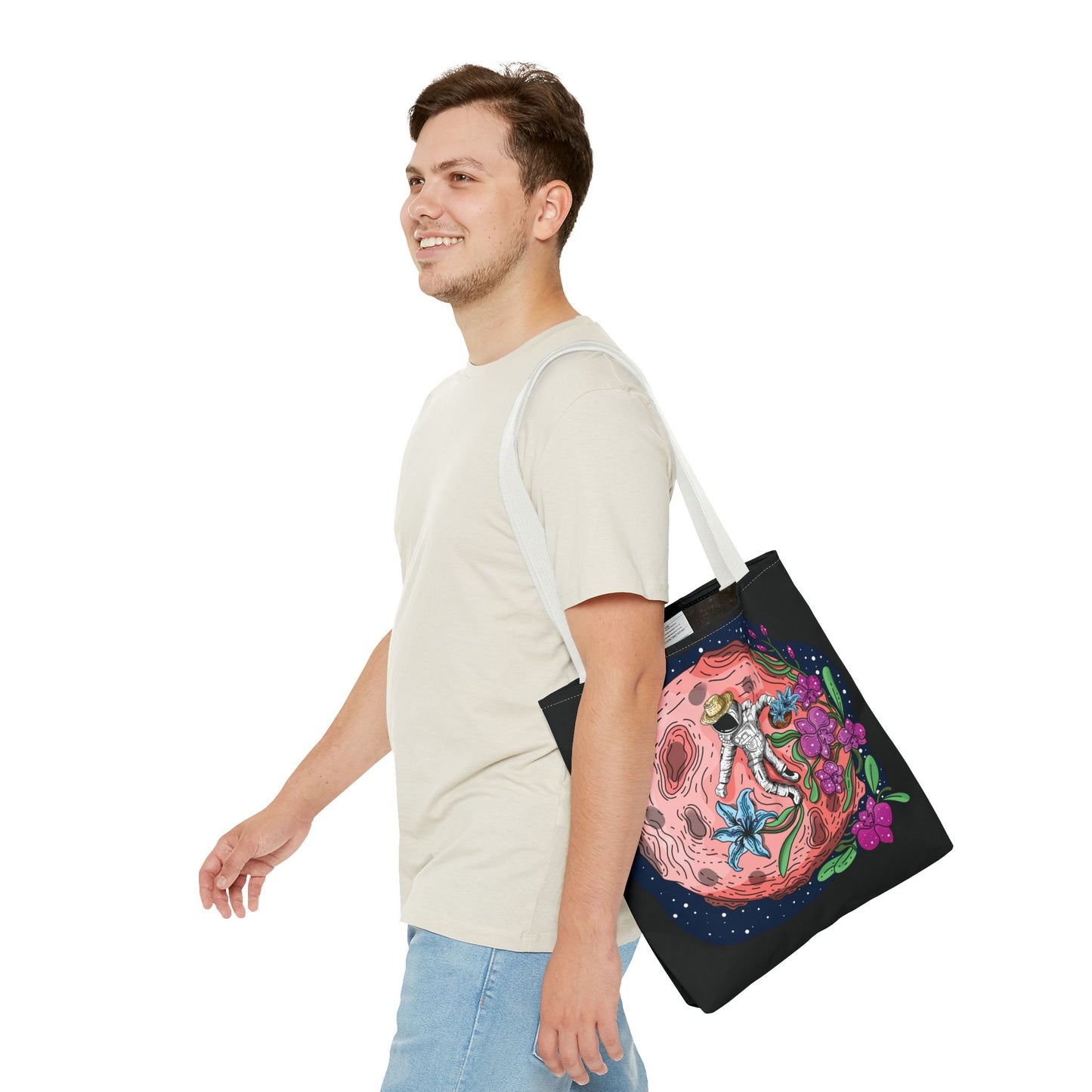 Space Flora Orchid Harvest Tote Bag