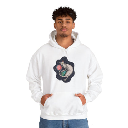 The Great Space Flora Sphynx Cat Unisex Hoodie