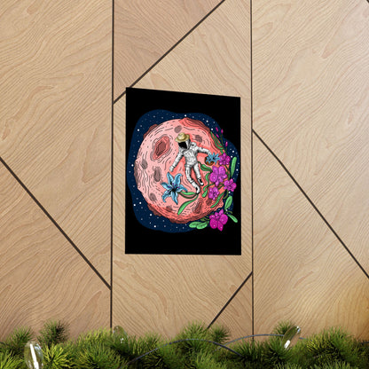 The Space Orchid Harvest Matte Space Poster