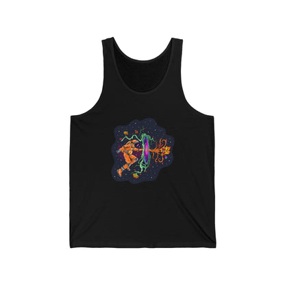 The Space Flora Wormhole Unisex Tank Top