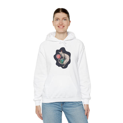 The Great Space Flora Sphynx Cat Unisex Hoodie