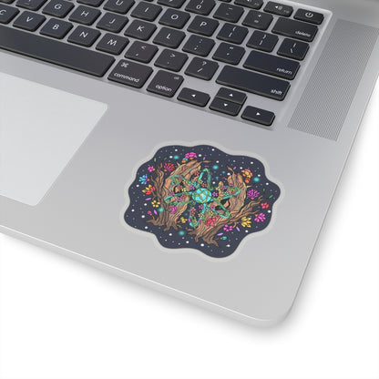 Atomic Cosmos: The Space Flora Atomic Flora Sticker