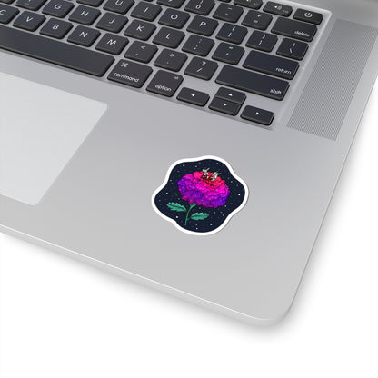 Planet Of The Floating Carnation Stickers