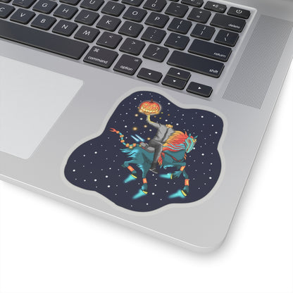 The Flying Headless Space Horseman Sticker