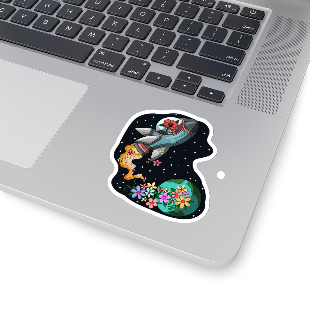 One Small Step For Hibiscus Sticker