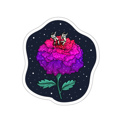 Planet Of The Floating Carnation Stickers