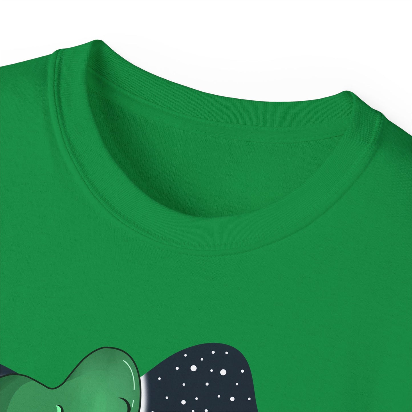 Saint Patrick's Planet and the Leprechaun's Flying Gold Saucer Unisex T-Shirt