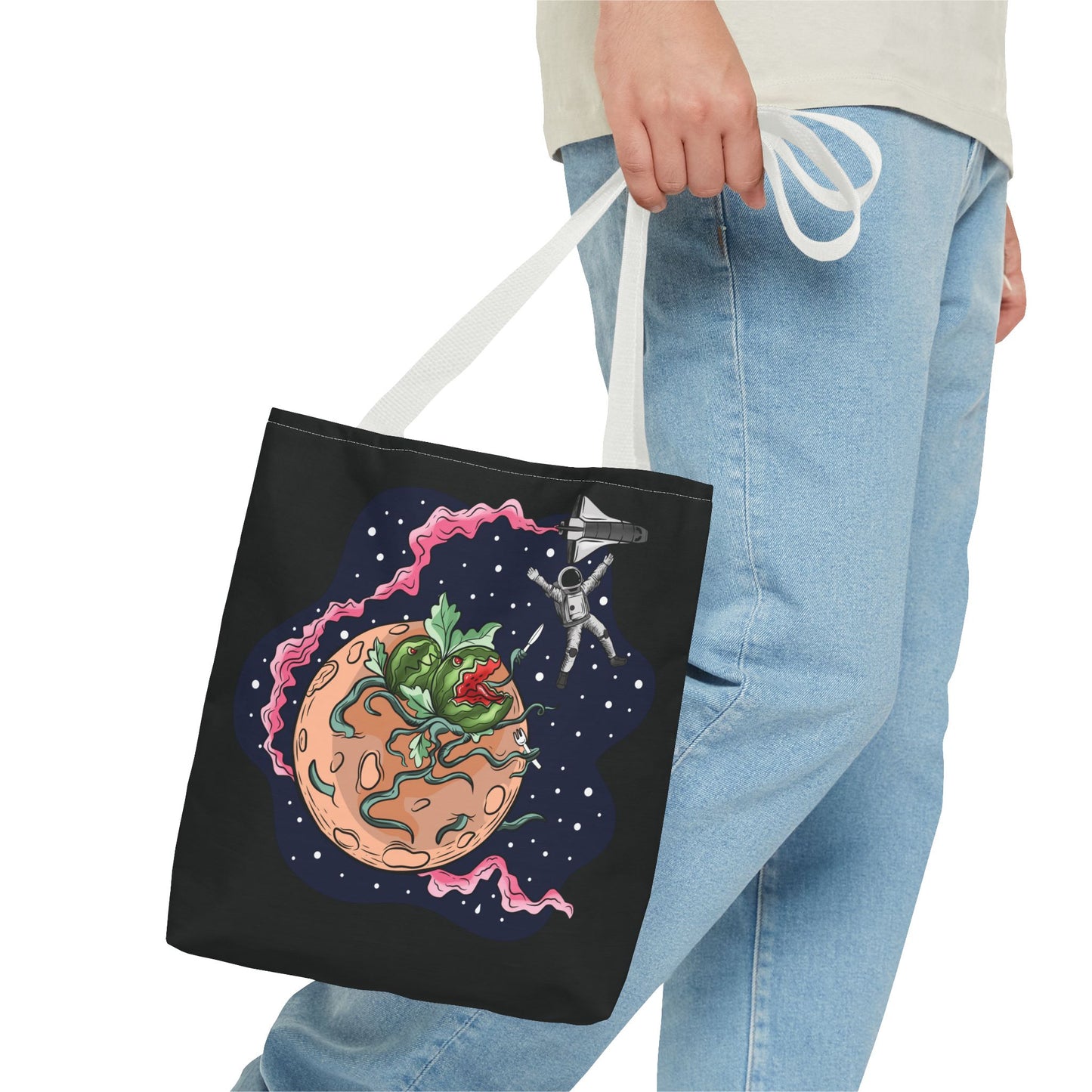 Planet of The Watermelons Tote Bag