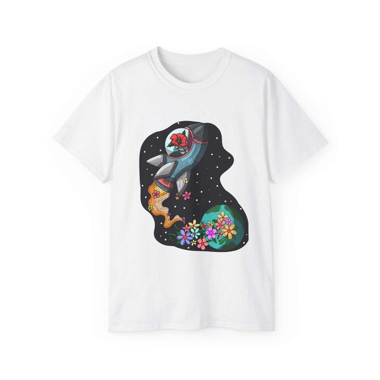 One Small Step For Hibiscus Unisex T-Shirt