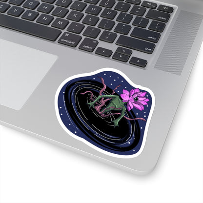 The Lotus Flower Blackhole Sticker