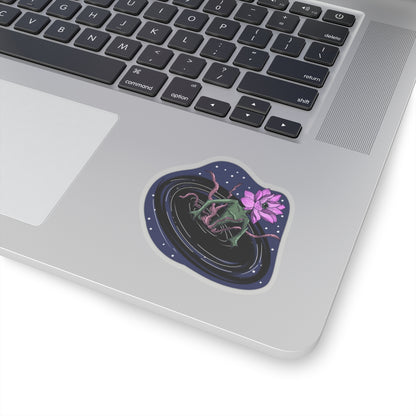 The Lotus Flower Blackhole Sticker