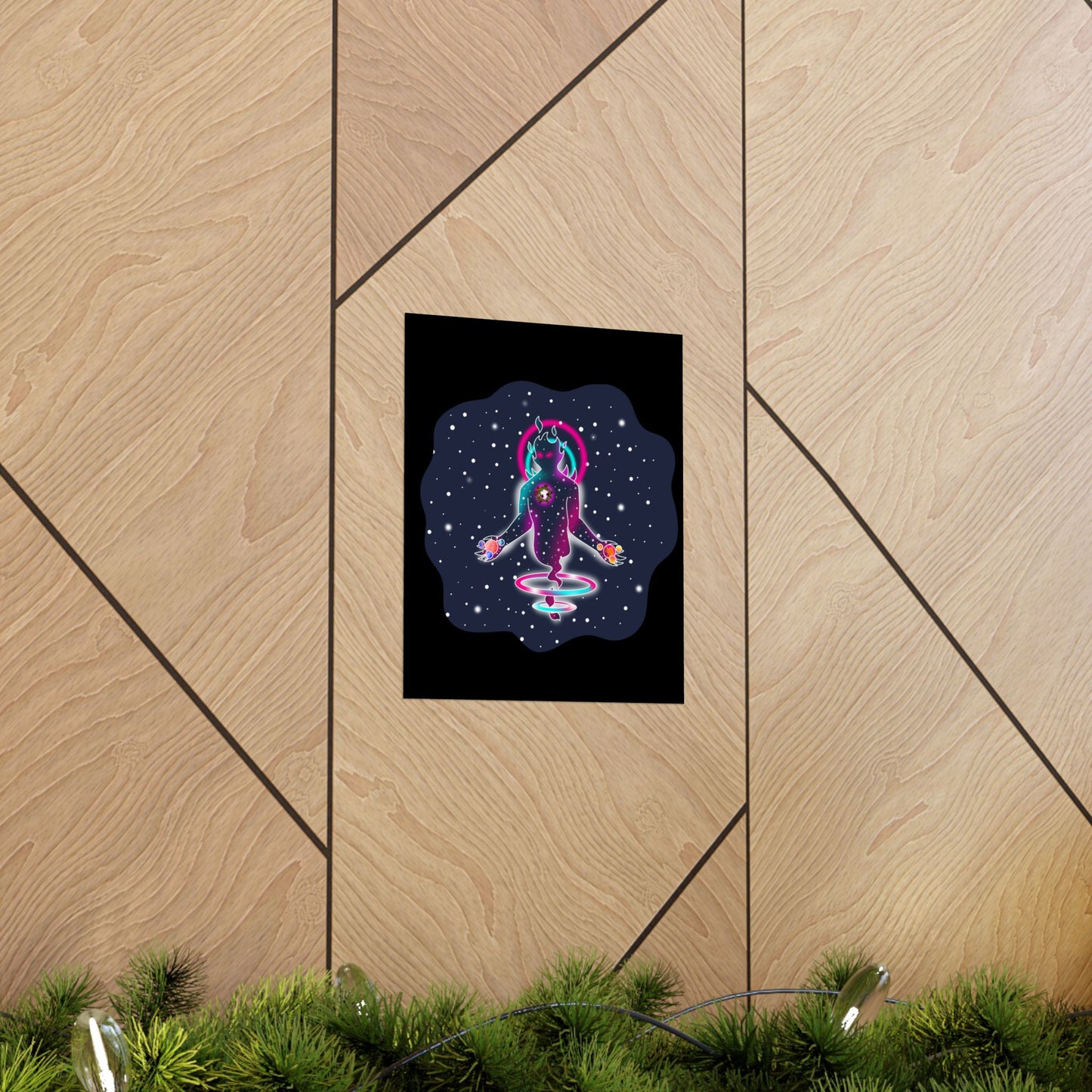 The Great Space Flora Equalizer Space Matte Poster