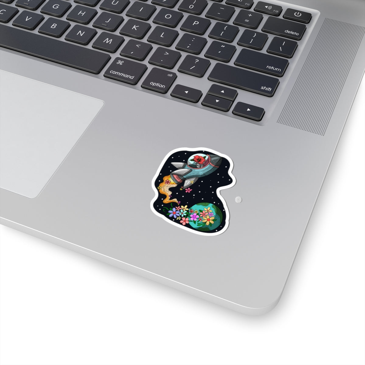 One Small Step For Hibiscus Sticker