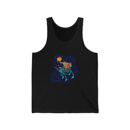 The Flying Headless Space Horseman Unisex Tank Top