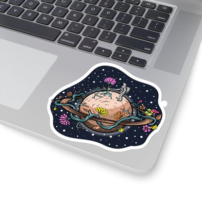 Mother Saturn In All Her Glory Kiss Cut Stickers