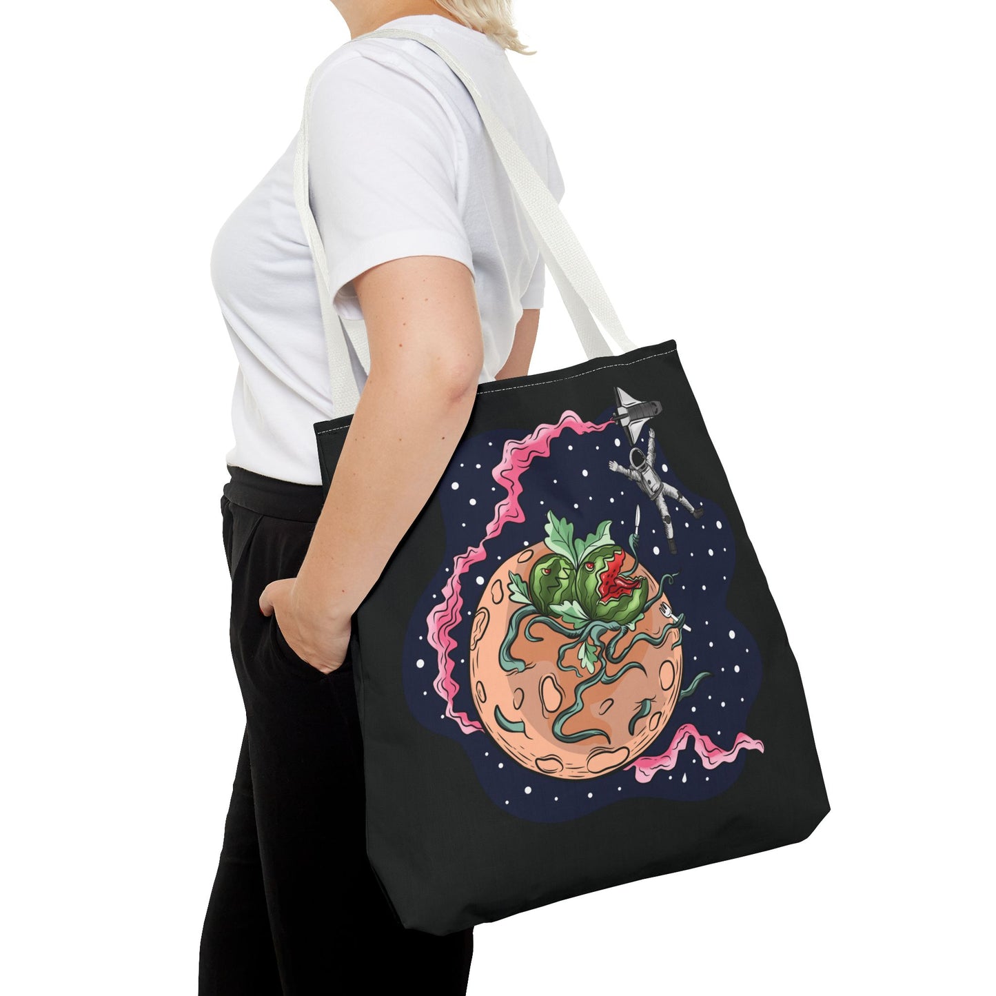 Planet of The Watermelons Tote Bag