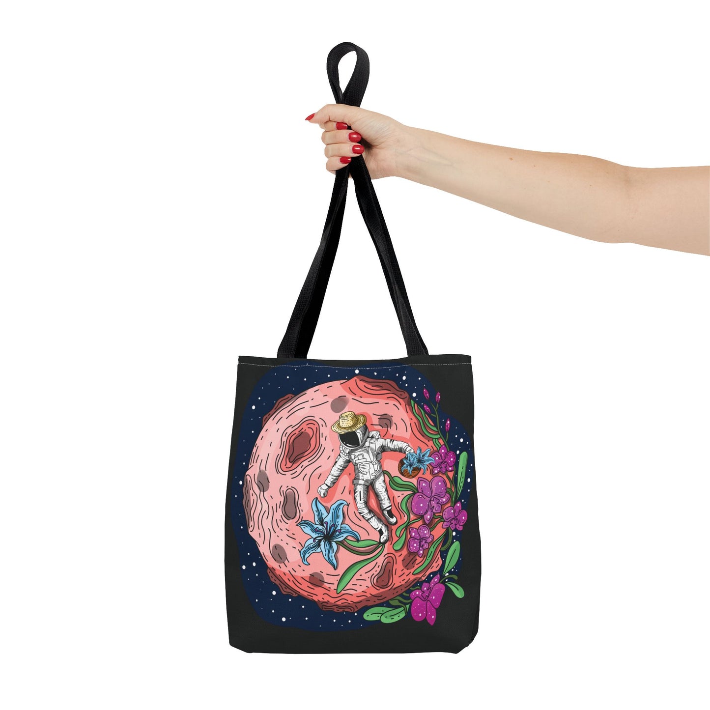 Space Flora Orchid Harvest Tote Bag