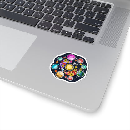 The Space Flora Solar System Stickers