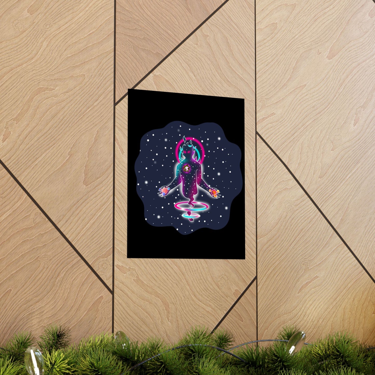 The Great Space Flora Equalizer Space Matte Poster