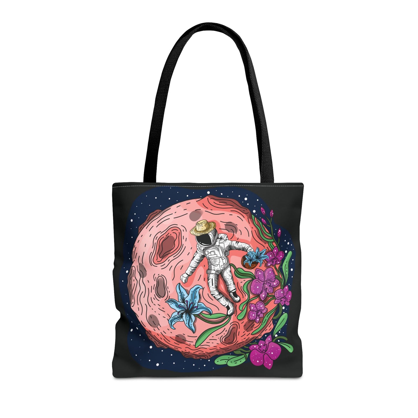 Space Flora Orchid Harvest Tote Bag