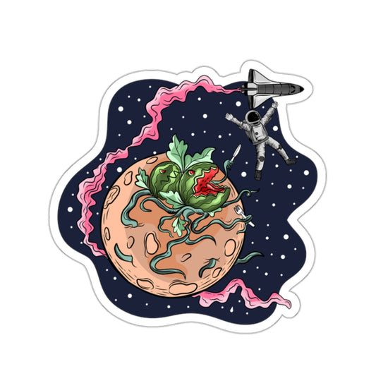 Planet Of The Watermelon Sticker