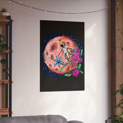 The Space Orchid Harvest Matte Space Poster