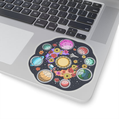 The Space Flora Solar System Stickers