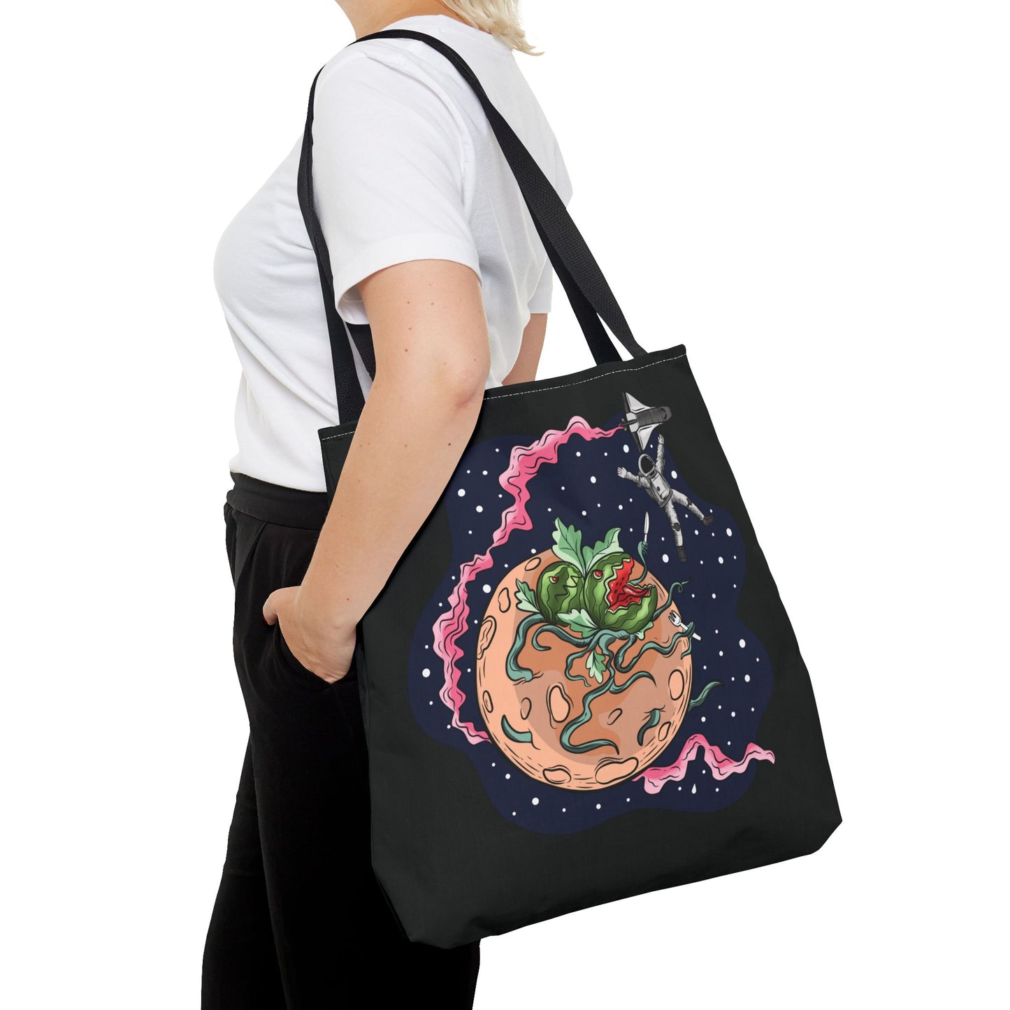 Planet of The Watermelons Tote Bag