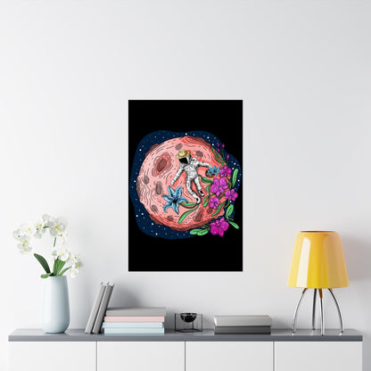 The Space Orchid Harvest Matte Space Poster