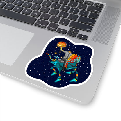 The Flying Headless Space Horseman Sticker