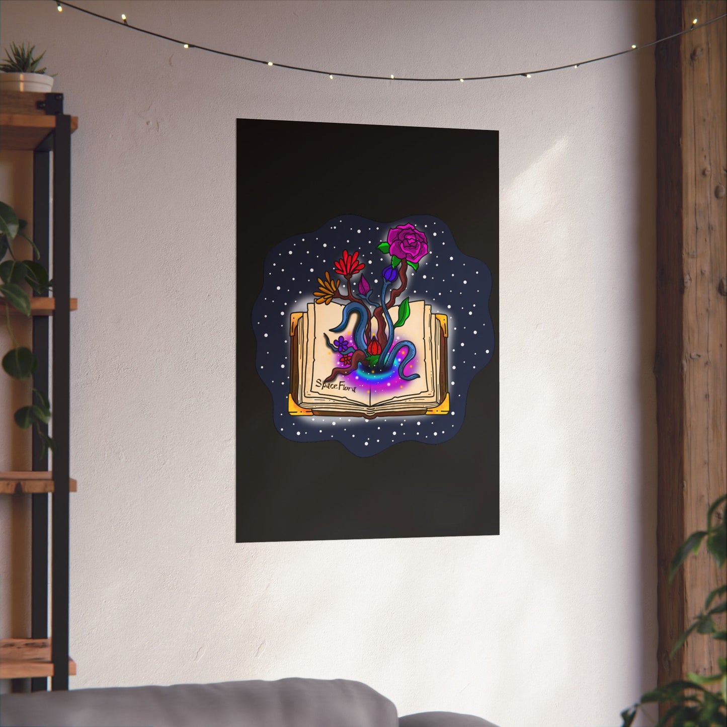 The Tale of The Space Flora Universe Space Matte Poster