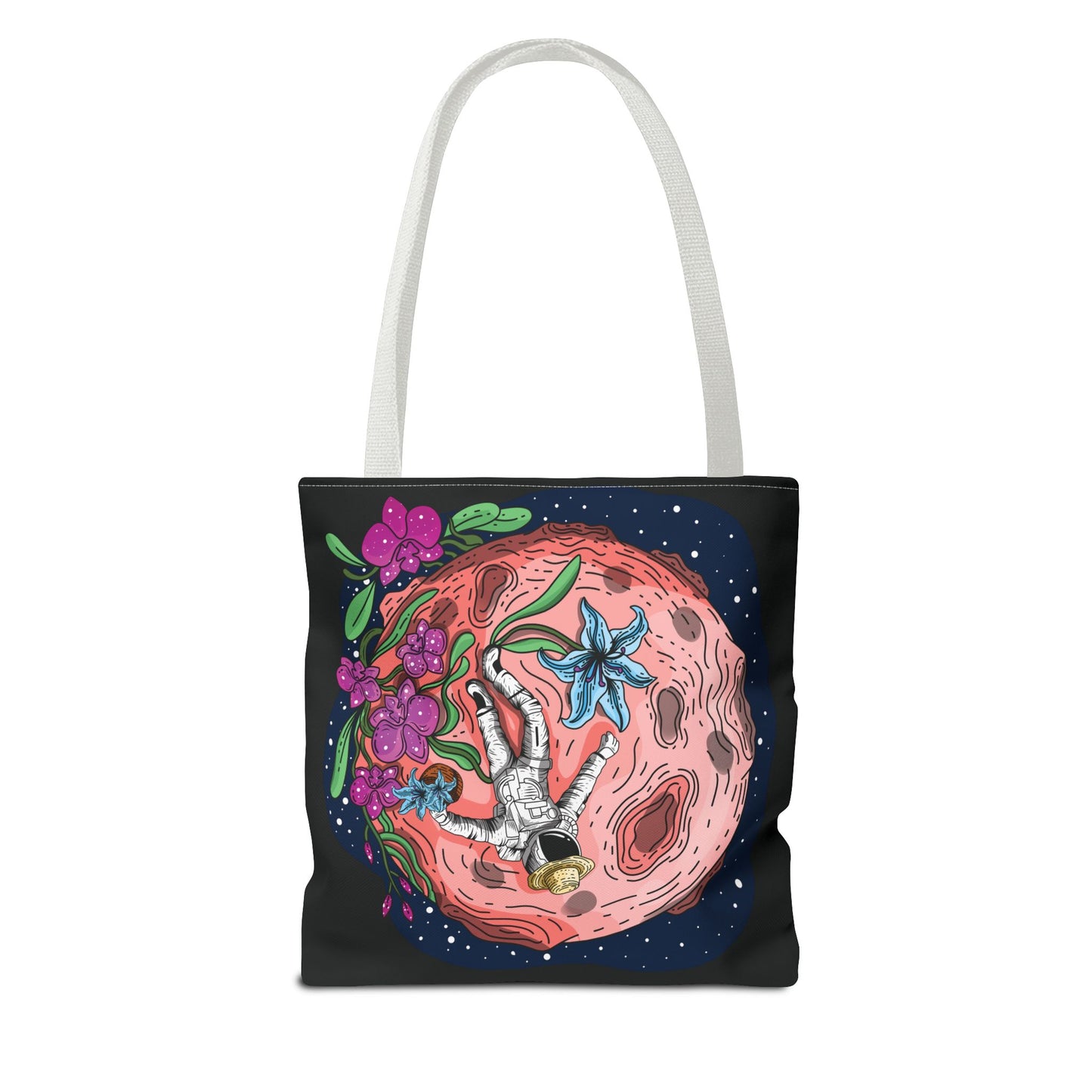 Space Flora Orchid Harvest Tote Bag