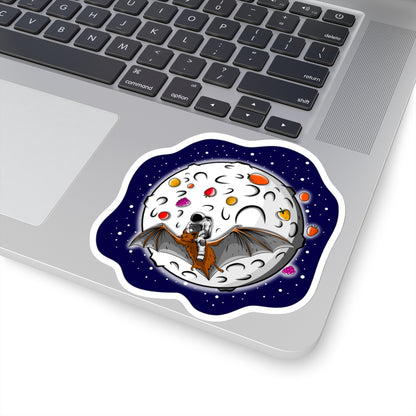 The Bat Riding Astronaut Stickers