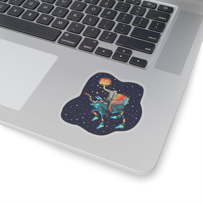 The Flying Headless Space Horseman Sticker