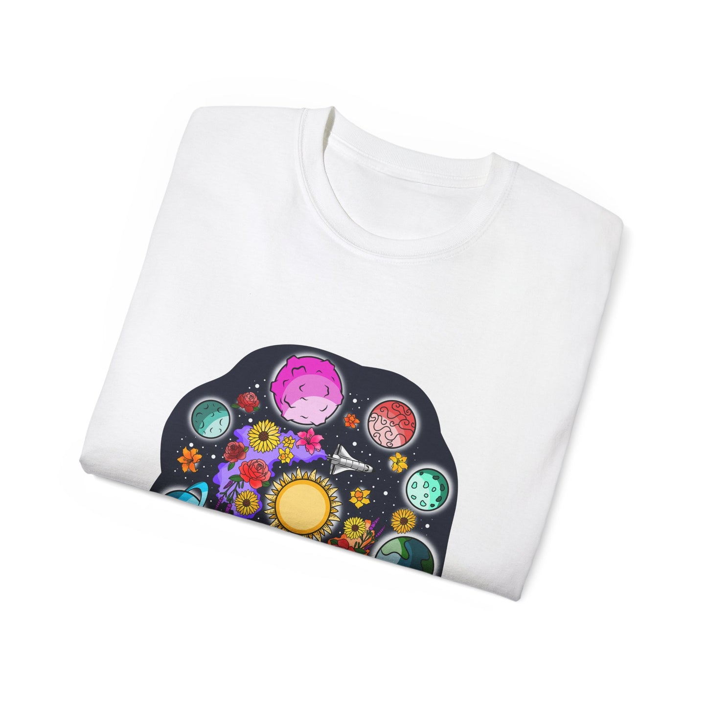 The Space Flora Solar System Unisex T-Shirt