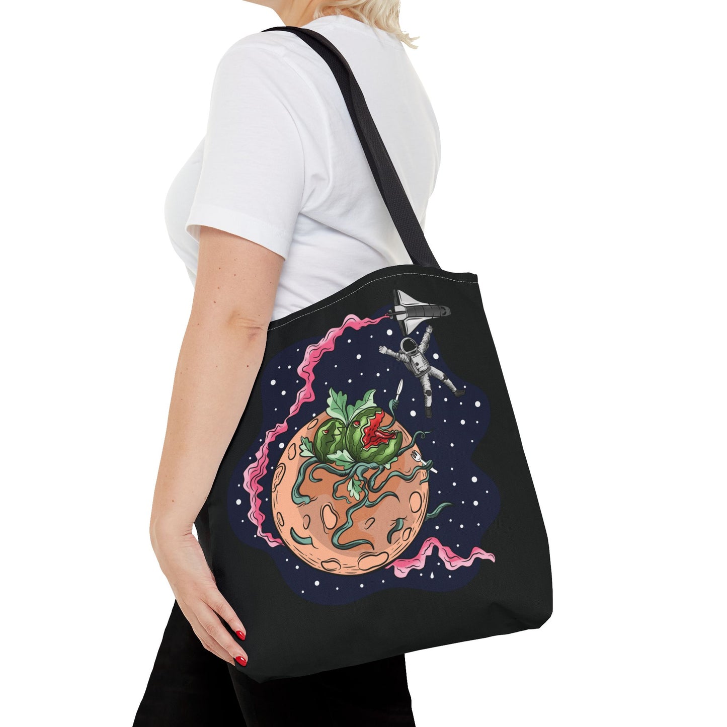 Planet of The Watermelons Tote Bag