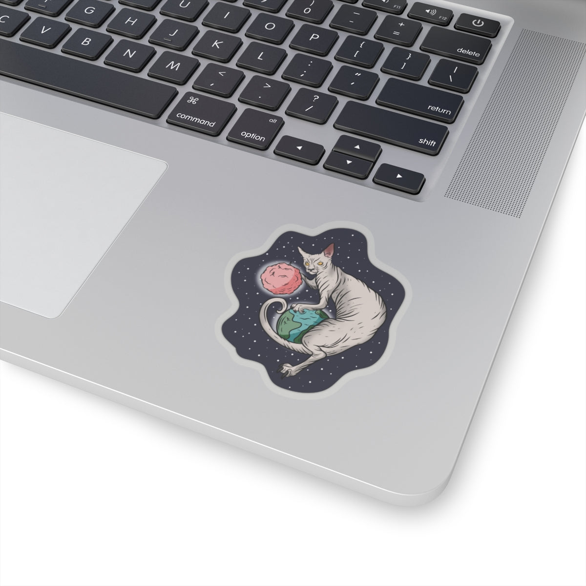 The Great Space Flora Sphynx Cat Sticker