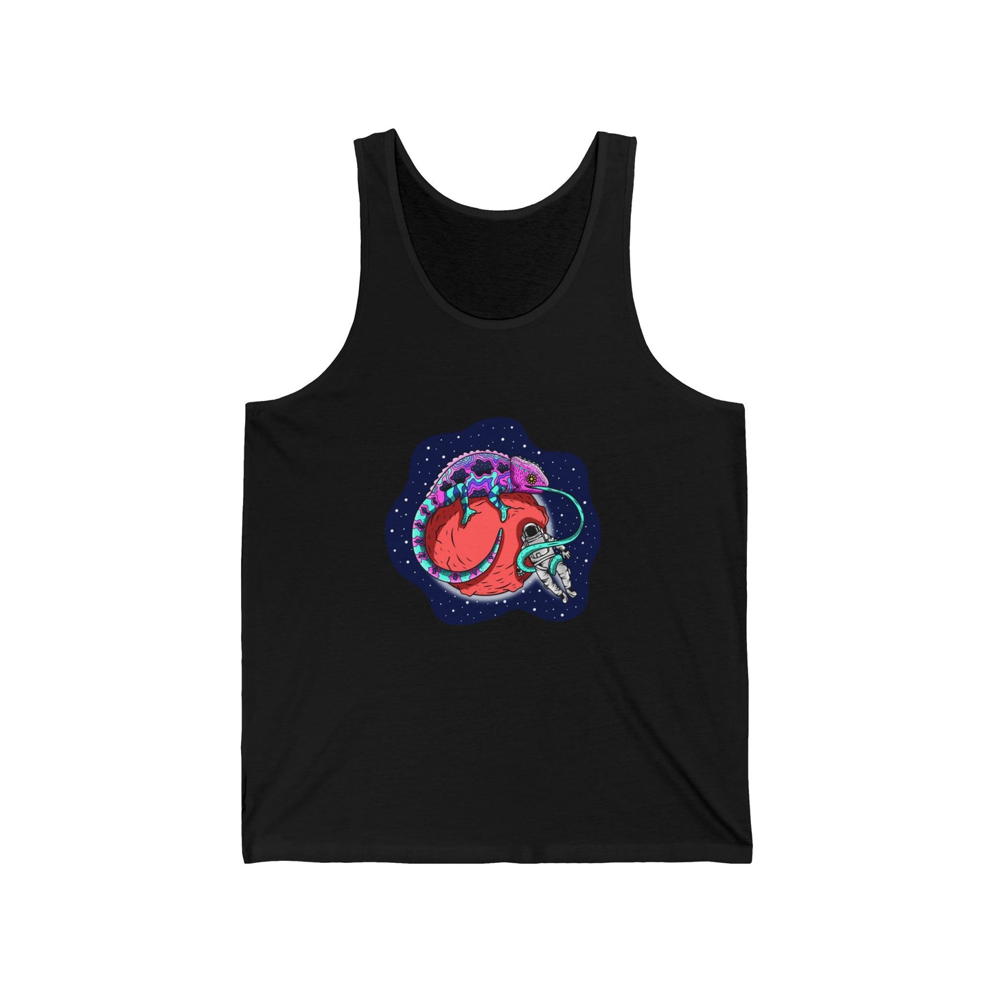 The Great Space Flora Chameleon Unisex Tank Top