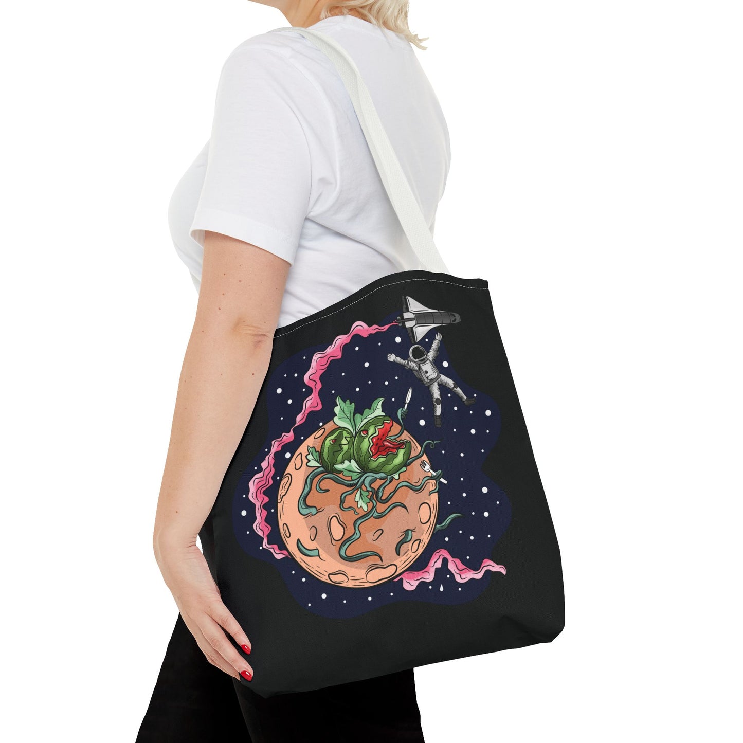 Planet of The Watermelons Tote Bag