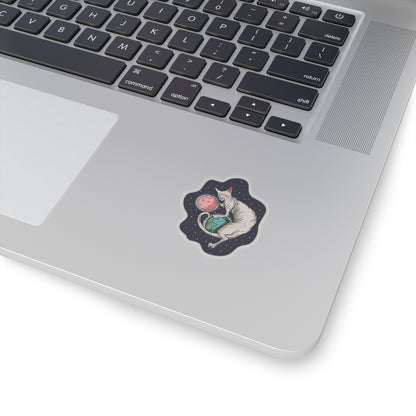 The Great Space Flora Sphynx Cat Sticker