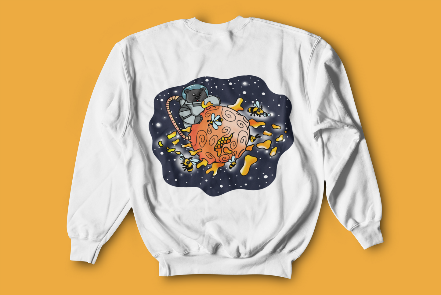 The Invasion of Planet Honeycomb Crewneck Sweatshirt