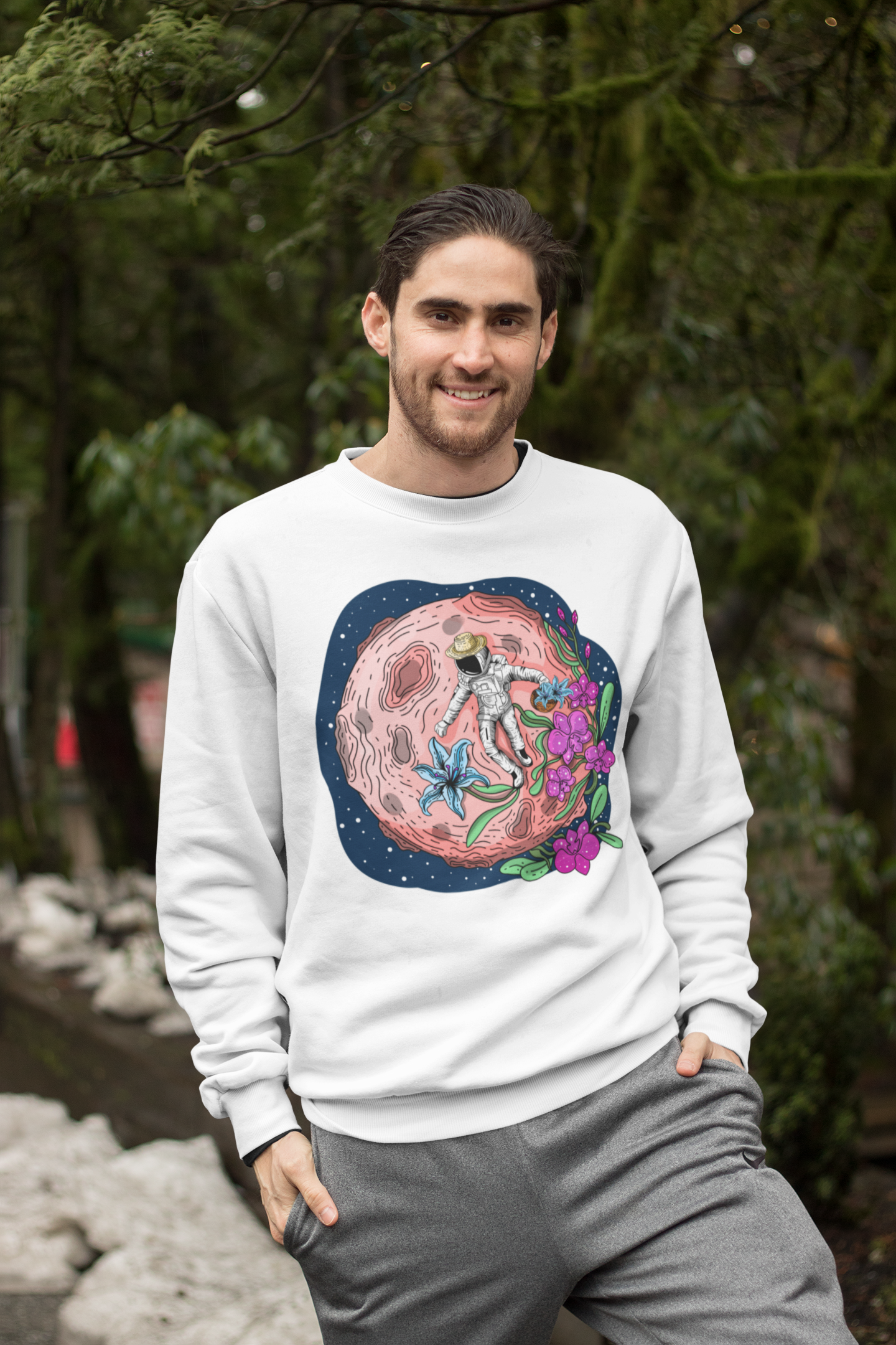 The Space Orchid Harvest Sweatshirt