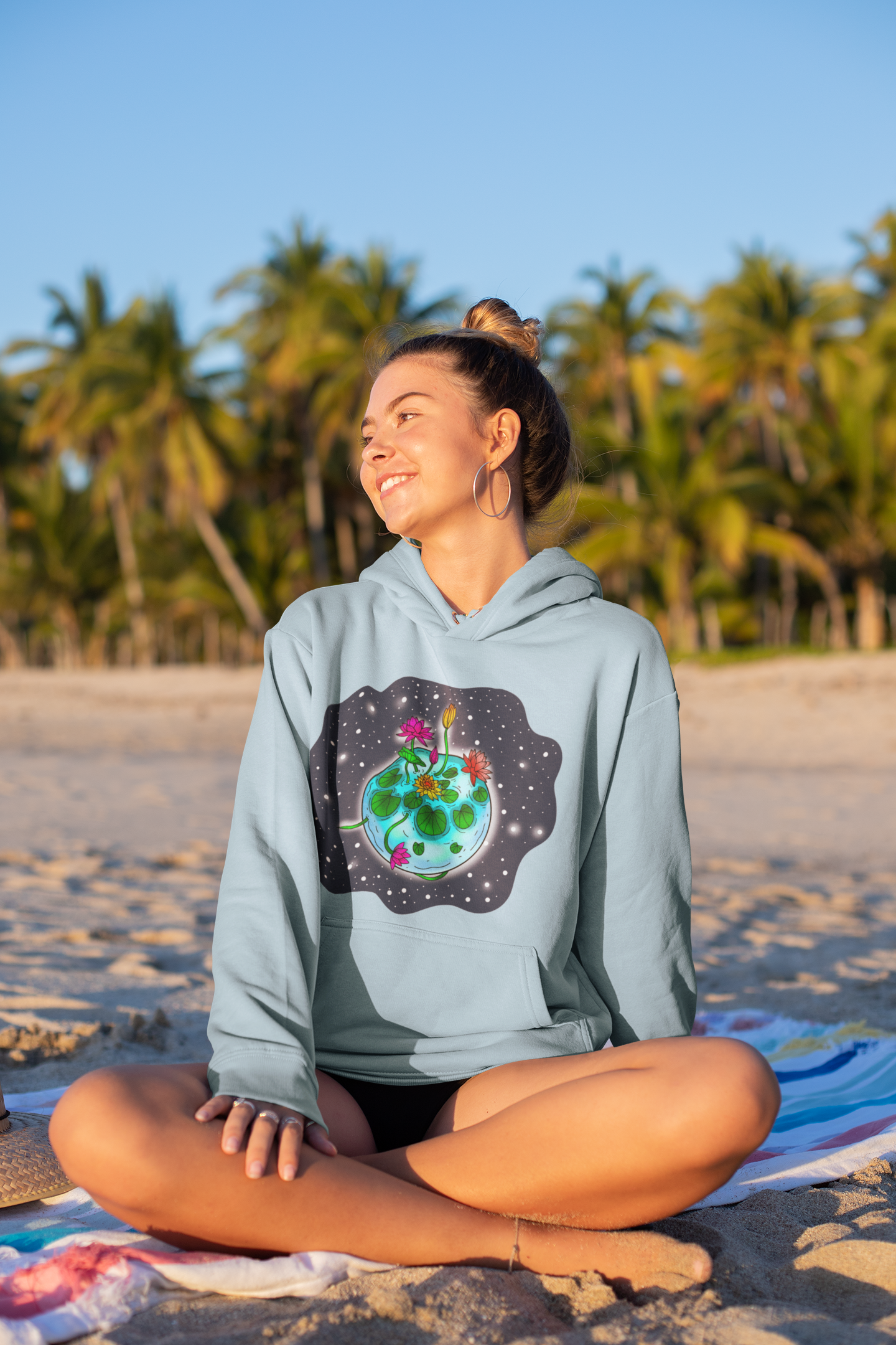 The Planet of The Water Lilies Hoodie