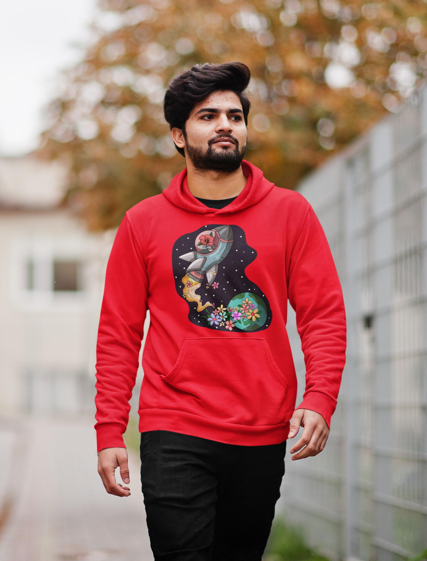 One Small Step For Hibiscus Unisex Hoodie