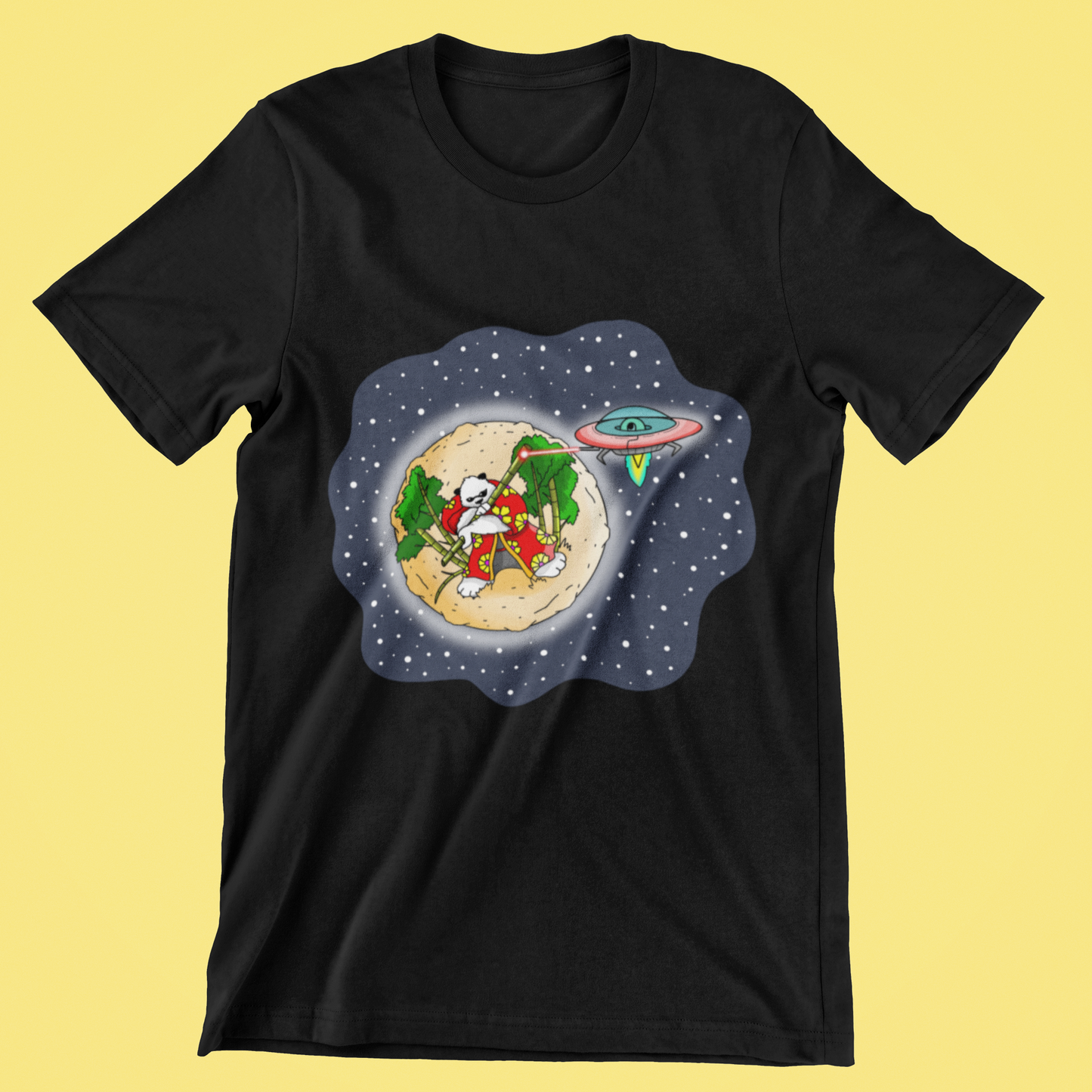 The Great Space Flora Panda Unisex T-Shirt