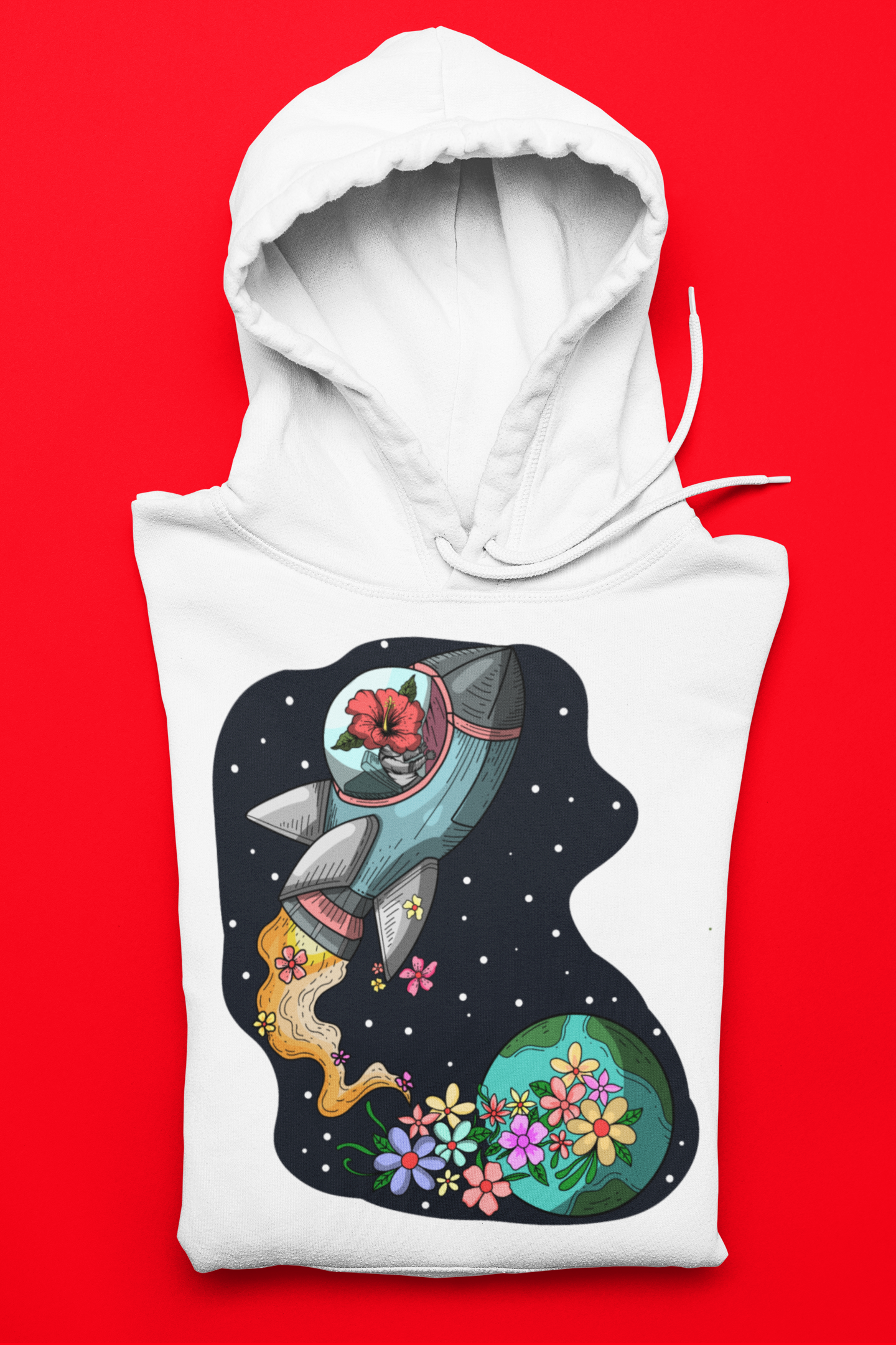 One Small Step For Hibiscus Unisex Hoodie